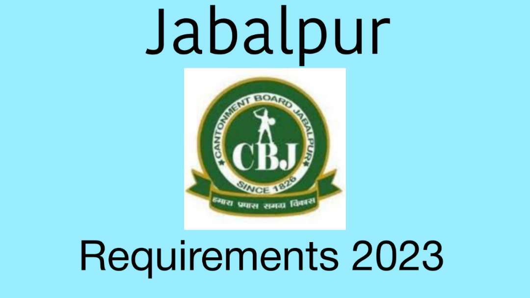 Apply Now Jabalpur Cantonment Recruitment 2023 » Clerk, Safaiwala 48 Post